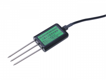 Load image into Gallery viewer, Industrial Soil Moisture &amp; Temperature Sensor MODBUS-RTU RS485, 0-2V Analog Voltage (S-Soil MT-02B), with waterproof aviation connector
