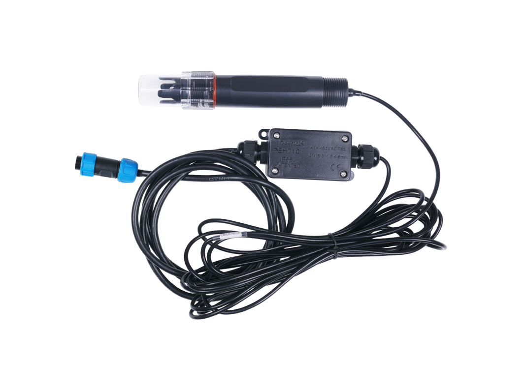 Industrial pH Meter/ Sensor MODBUS-RTU RS485 & 0-2V Analog Voltage (S-pH-01B), with waterproof aviation connector