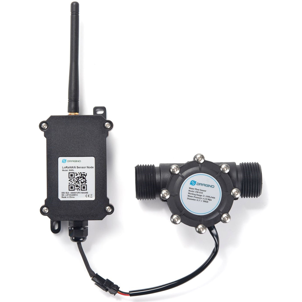 Dragino SW3L LoRaWAN Outdoor Flow Sensor Flow Meter